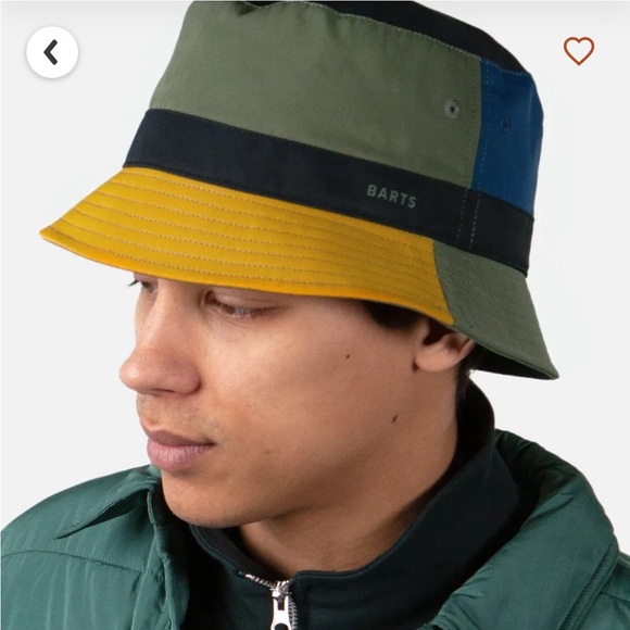 NWT - Barts Adult Color Patchwork Adjustable Bucket Hat - Size M/L - Picture 2 of 11